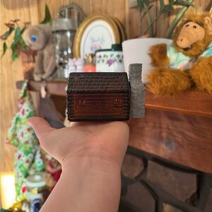 Avon Brown and Gray Cabin Figurine